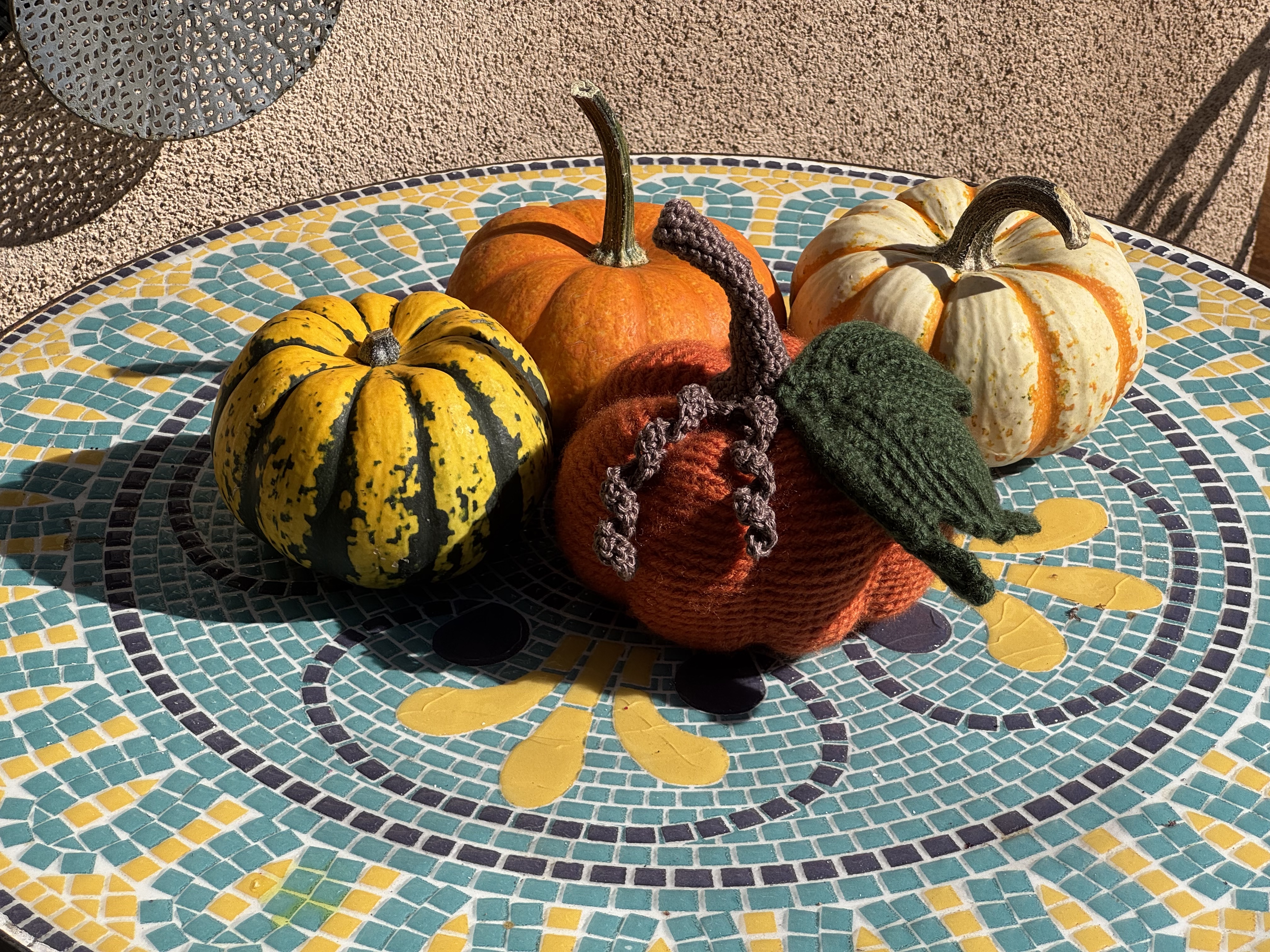 Pumpkin fall display